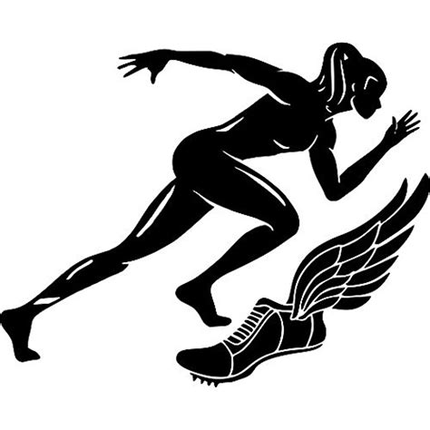 Girl Track And Field Silhouette | Hot Sex Picture