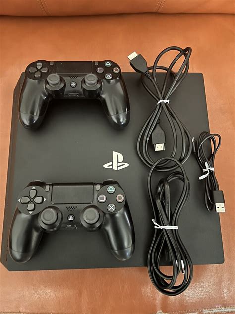 Sony PlayStation 4 Pro 1TB Console = Black (PS4 Pro) (PS4)with 2 ...