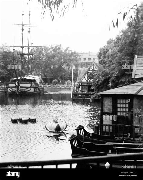 Tivoli gardens copenhagen Black and White Stock Photos & Images - Alamy