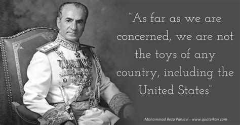 20 of the Best Quotes By Mohammad Reza Pahlavi | Quoteikon