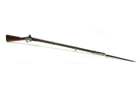 MODEL 1808 FLINTLOCK MUSKET AND BAYONET.