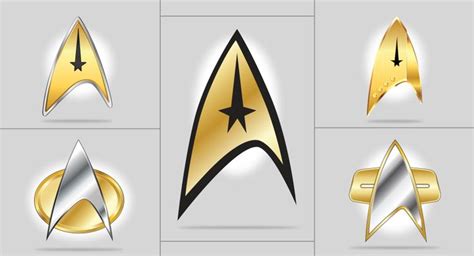 Let's Revisit the History of the Starfleet Insignia | Star trek emblem ...