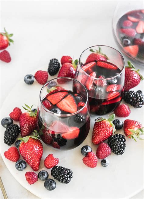 Easy Red Berry Sangria (+ Is Wine Healthy?) - Lively Table