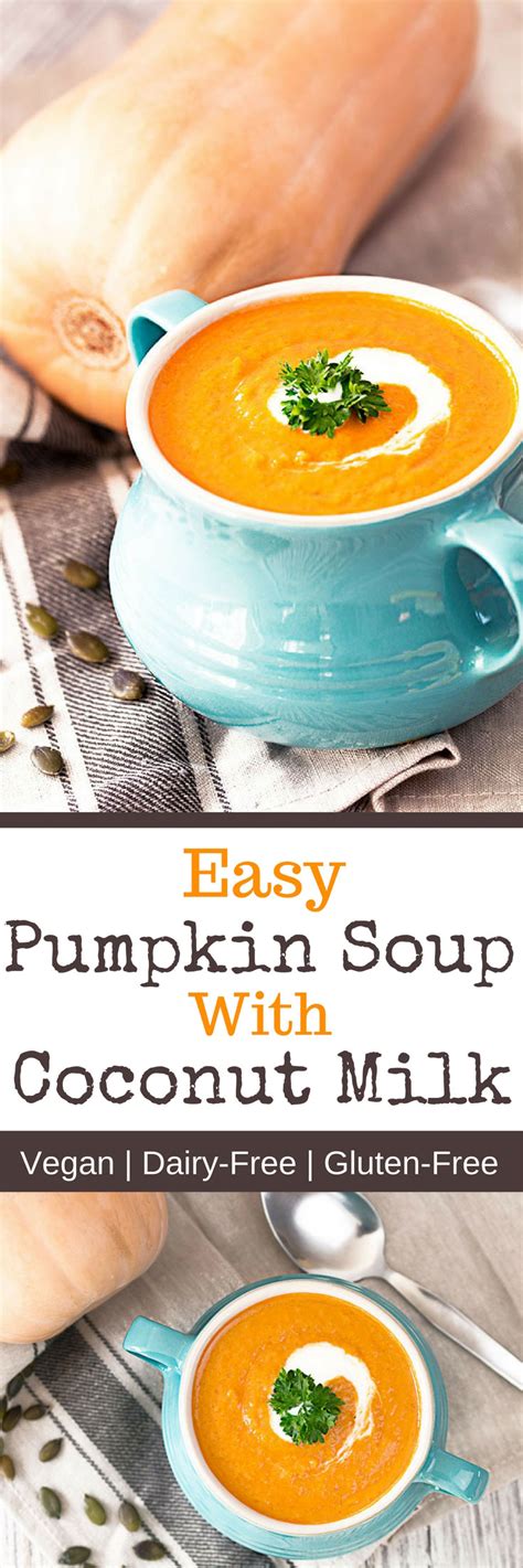 Easy Pumpkin Soup With Coconut Milk Recipe - The Healthy Tart