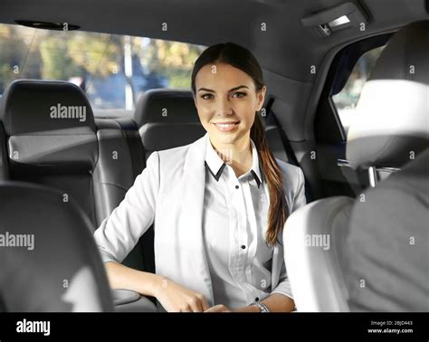 The rich woman with chauffeur hi-res stock photography and images - Alamy