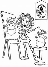 Kids Painting Coloring Pages sketch template