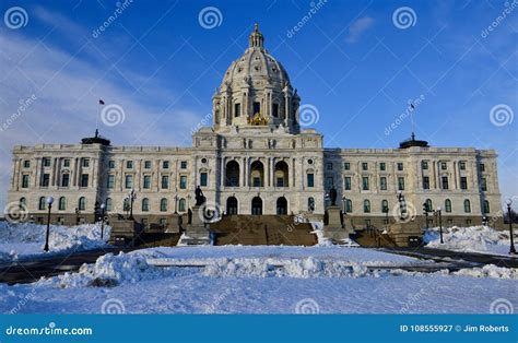 Minnesota State Capitol Building Editorial Photography - Image of ...