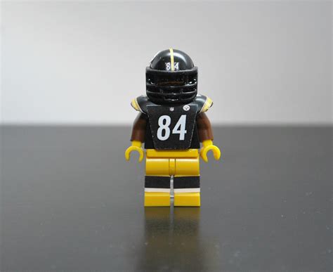 Custom Lego Minifigure Antonio Brown Pittsburgh Steelers 84 NFL Minifig Football | eBay ...