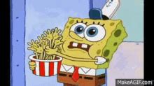 Spongebob Popcorn Gif GIFs | Tenor