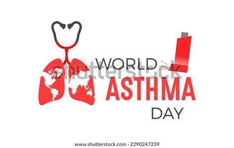 World Asthma Day Vector Illustration World Stock Vector (Royalty Free) 2290247239 | Shutterstock