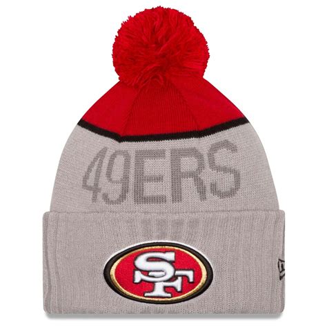 Men's San Francisco 49ers New Era Gray Sport Knit Hat