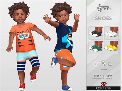 The Sims Resource - Converse Shoes 01 for Toddler