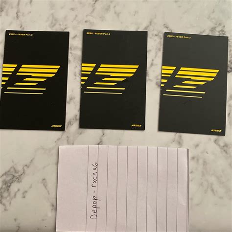 Ateez fever part 2 Limited first press Jongho pc... - Depop