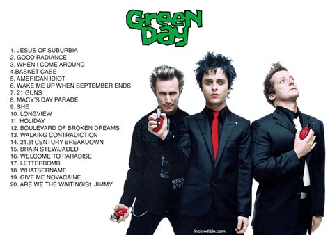 TOP 20: Best Green Day Songs to Listen - Endante