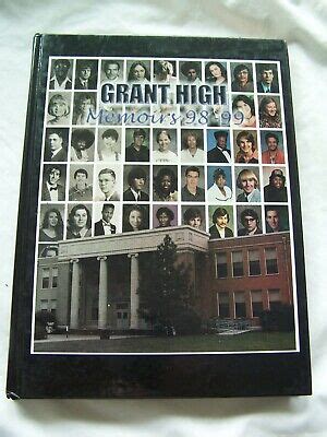 1999 GRANT HIGH SCHOOL YEARBOOK PORTLAND, OREGON MEMOIRS UNMARKED | eBay