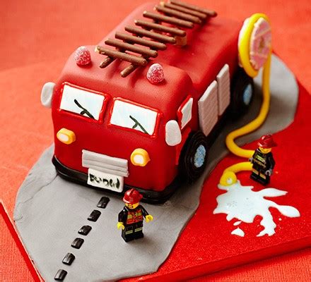 Fire engine cake recipe | BBC Good Food