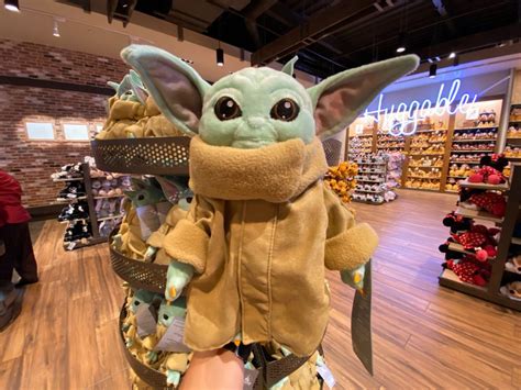 PHOTOS: New Baby Yoda “The Child” Plush Debuts at Disney Springs ...