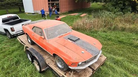 1970 Mustang Mach 1 428 Cobra Jet Barn Find Is A Ford Lover's Dream