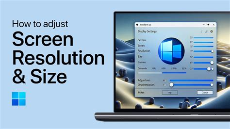 Windows 11 - How To Adjust Screen Resolution & Size - YouTube