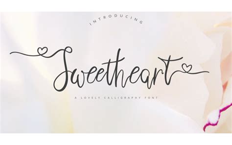 Sweetheart Font - Sweetheart Font #266541 - TemplateMonster