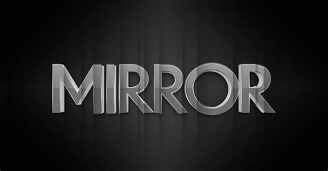 Mirror Text Effect, Add-ons - Envato Elements