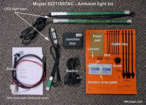 Jeep WK Grand Cherokee Ambient Light Kit | JeepSpecs.com