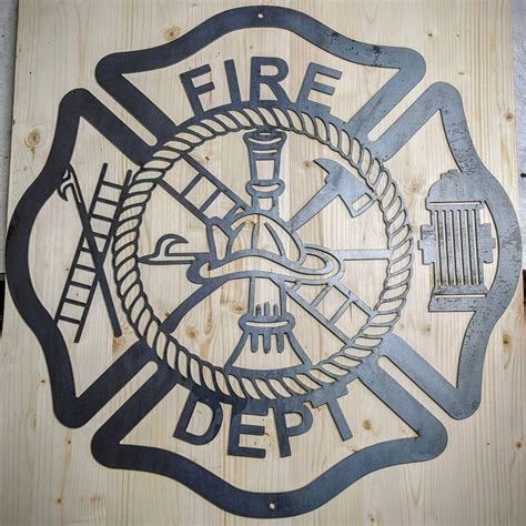 Fire Department Metal Sign 24 | Etsy