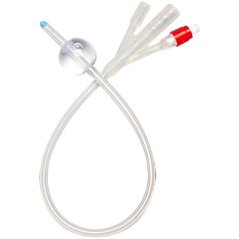 Rusch Soft Simplastic Couvelaire Tip 3-Way Foley Catheter - 30cc Balloon Capacity