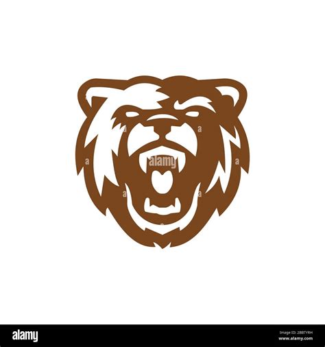 Bear Logo Vector Design Template Stock Vector Image & Art - Alamy