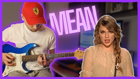 MEAN - Taylor Swift | Electric Guitar Cover | Rock Version - YouTube