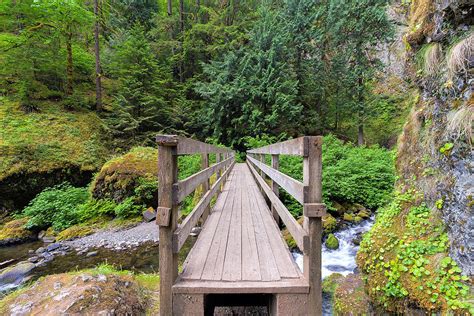 Wood Foot Bridge Over Creek Photograph by Jpldesigns