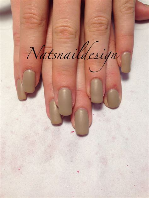 Taupe matte nails | Nails, Matte nails, Beautiful nails