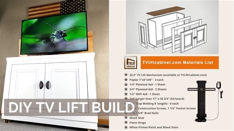 Diy Tv Lift Cabinet Plans | Cabinets Matttroy