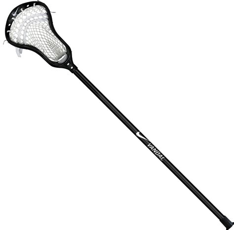 Nike Men's Vapor 2.0 on Vandal Complete Attack Lacrosse Stick, Black | Lacrosse sticks, Lacrosse ...