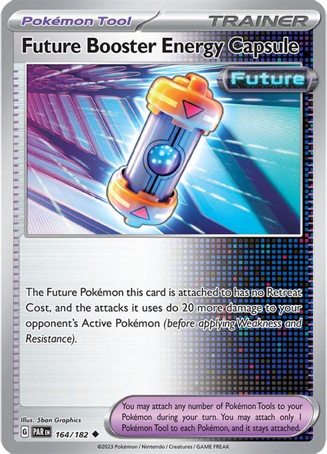 Serebii.net Pokémon Card Database - Paradox Rift - #164 Future Booster Energy Capsule