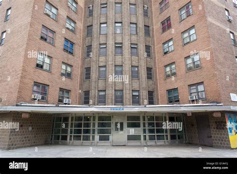 The Langston Hughes housing projects in the Brownsville neighborhood of ...