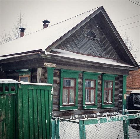 Russian wooden house