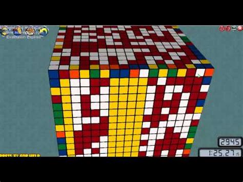 100x100x100 Rubik's Cube Solve