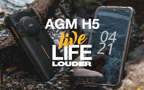 The AGM H5 is a rugged smartphone with speakers loud enough to wake the ...