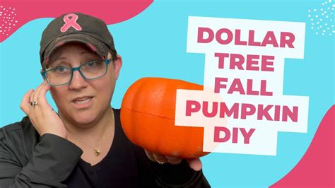 Dollar Tree Fall Pumpkin DIY - YouTube