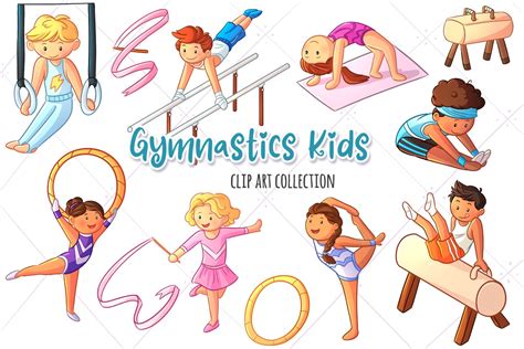 Bellahouston Preschool Gymnastics Clipart