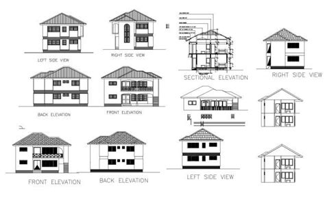 simple house elevation drawing - Christel Braden