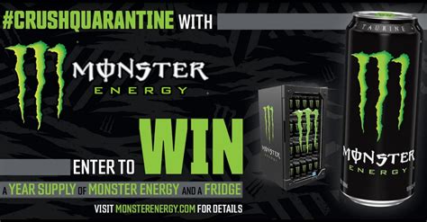 Monster Energy #CrushQuarantine with Monster Energy Sweepstakes - I ...