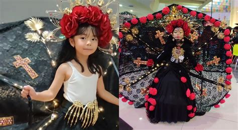 Mom Boosts Daughter's Confidence With Unique Catrina Costume