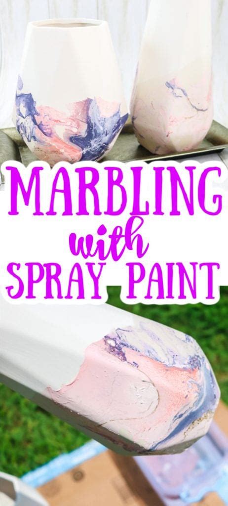 Beginner's Guide to Marble Effect Spray Paint - Angie Holden The Country Chic Cottage