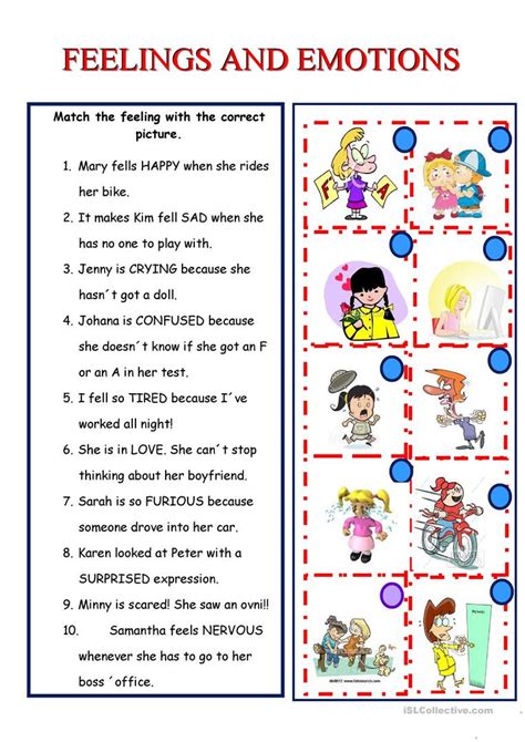 Feelings And Emotions English Esl Worksheets — db-excel.com