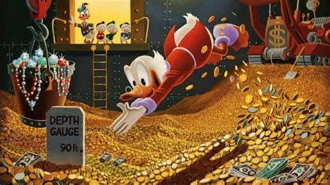 How Much Money You Need To Realistically Recreate The Scrooge McDuck ‘Gold Coin Swim’? - Neatorama