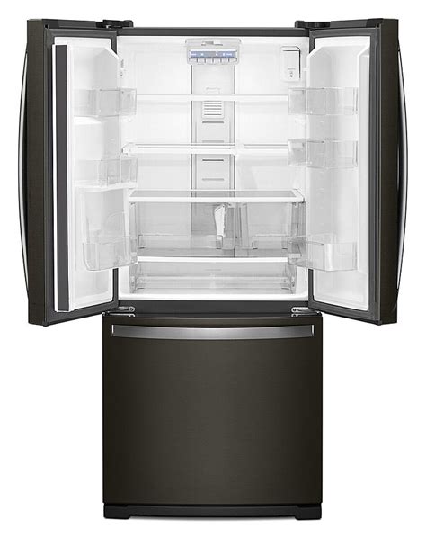 Best Buy: Whirlpool 19.7 Cu. Ft. French Door Refrigerator Black Stainless Steel WRF560SMHV