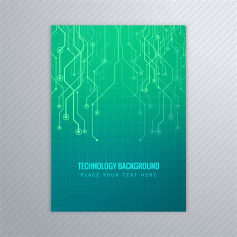 Abstract technology brochure template vector design 246628 Vector Art ...