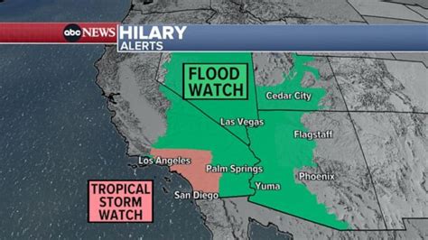 Tropical Storm Hilary Threatens Southern California with Heavy Rainfall ...